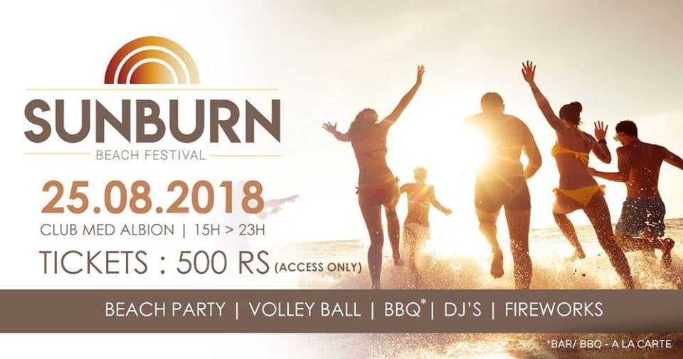 Sunburn Beach Festival at CLUB MED