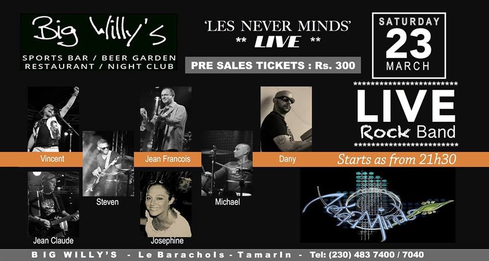 The Never Minds Concert