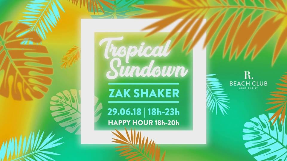 Tropical Sundown - Zak Shaker at R Beach Club