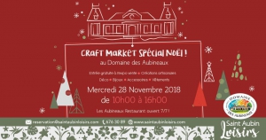 Christmas Market at Domaine des Aubineaux Wednesday 28 Nov