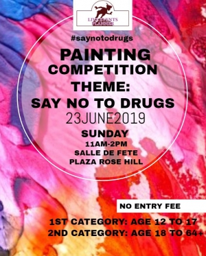 Drawing Competition Say No to Drugs