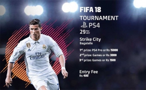 FIFA 18 Tournament at Strike City, Bagatelle