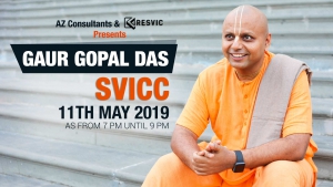 Gaur Gopal Das at SVICC