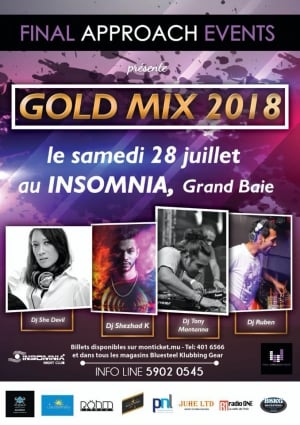 Gold Mix 2018 at Insomnia Nightclub