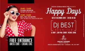 HAPPY DAYS :: 2in1 Party at Docks Lounge
