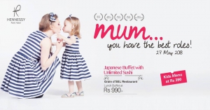 Mother's Day - Japanese buffet with unlimited sushi