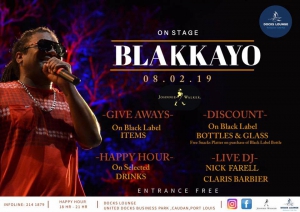 On Stage with Blakkayo / BLACK LABEL