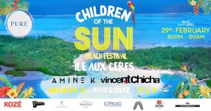 PURE at Ile aux Cerfs 'Children of the Sun'