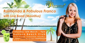 Raimonda live @Banana Beach Club Mauritius