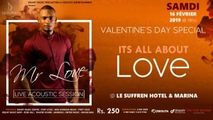 Valentine's Day @Le Suffren Hotel & Marina MR Love acoustic LIVE