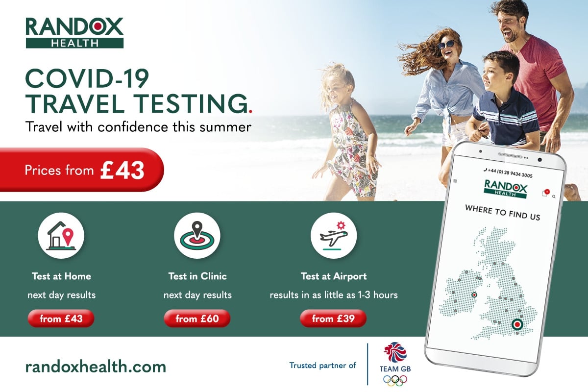 Randox Health Covid Tests for Travel