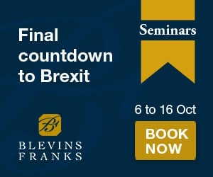 Blevins Franks Seminars: Final Countdown to Brexit