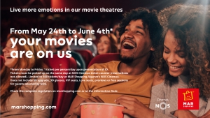 Free Movies! Ticket Giveaway at MAR Shopping Algarve