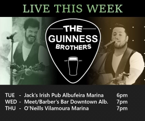 Live music with The Guinness Brothers