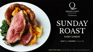 Sunday Roast at The Clubhouse N&S