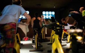 Themed Indoor Cycle Class at The Campus