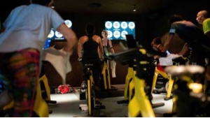 Themed Indoor Cycle Class at The Campus