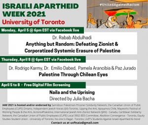 Palestine Through Chilean Eyes: Panel Event - Israeli Apartheid Week @ UofT