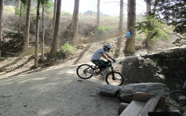 the luge mountain biking trails