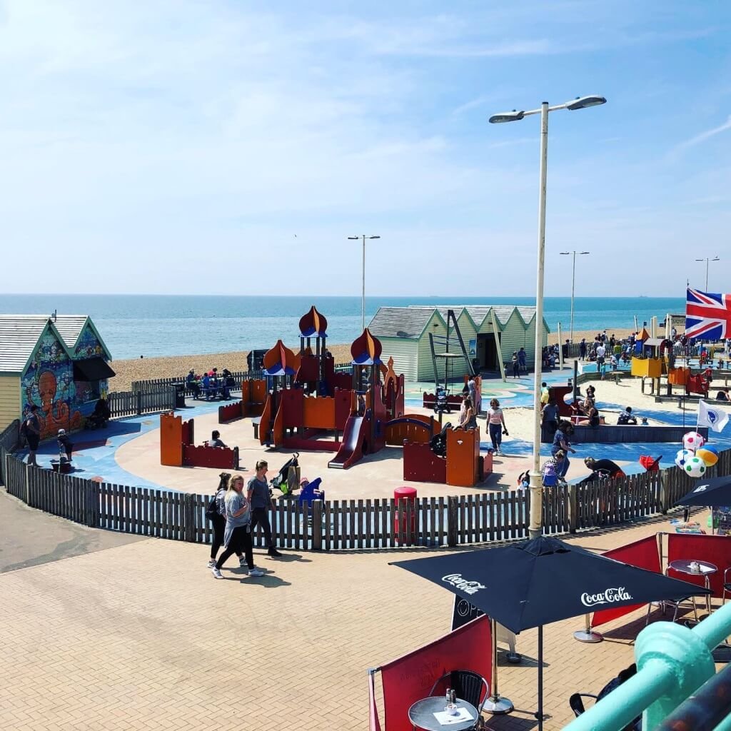 Playground on the Brighton Beach