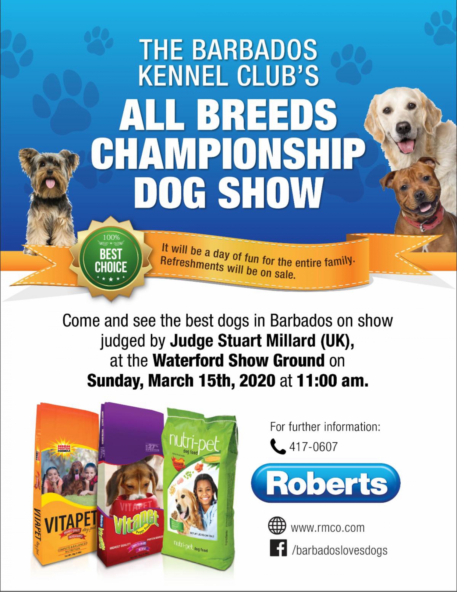 B'dos Kennel Club's All Breeds Championship Dog Show March 2020 My