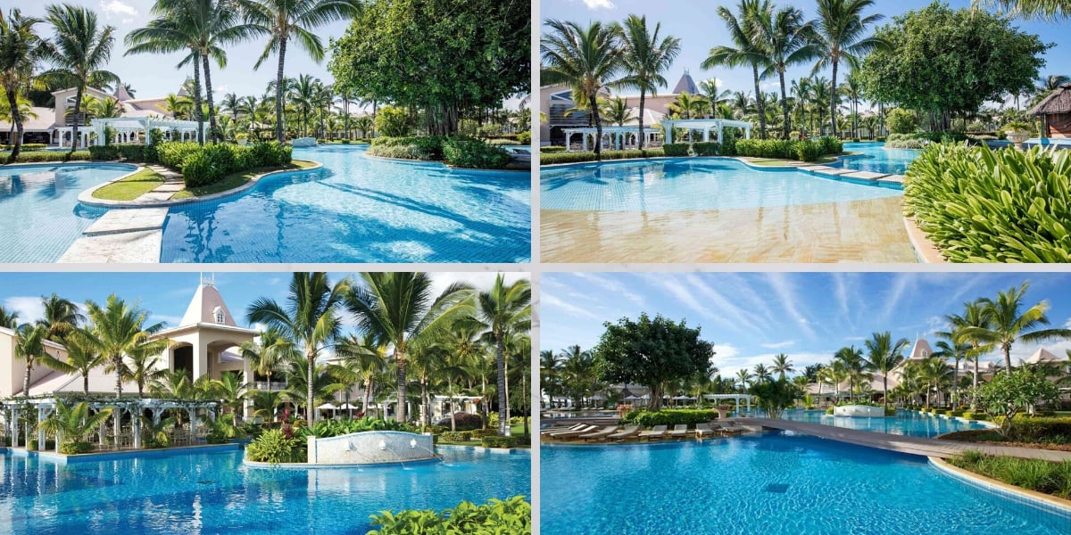 Main Pool at Sugar Beach Resort Mauritius