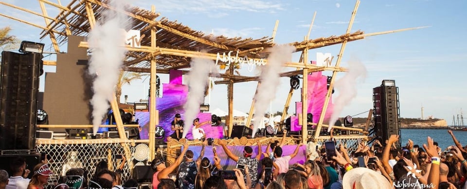 Music and sunset at Space Eat & Dance - Ibiza 2023