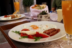 The Best Breakfast in the Old Town of Kotor