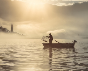 Fisherman in the Bay of Kotor | Zoran Radonjic