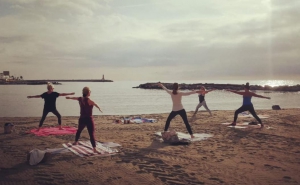 Beach Yoga With Margaret Holland My Guide Marbella