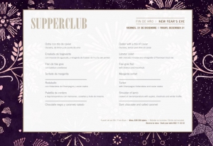 New Years Eve at Supper Club