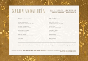 New Years Eve Gala Dinner at Puente Romano Salon Andalucia