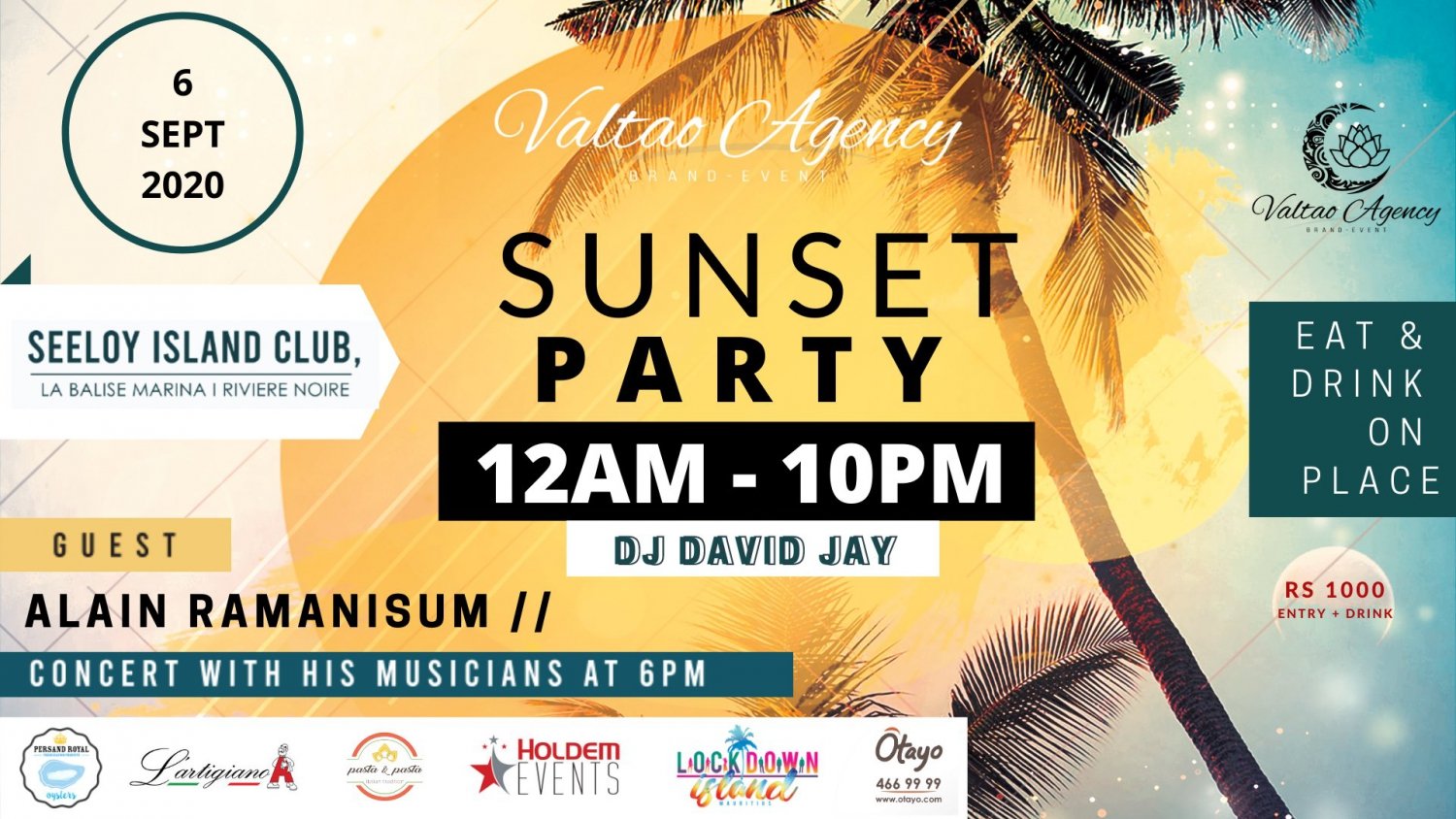 SUNSET PARTY at Seeloy Island Club