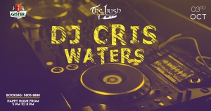Cris Waters 3rd Oct at The Irish