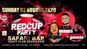 RED CUP PARTY - BIGG Frankii Show /Sunday 02 August - Safari Bar
