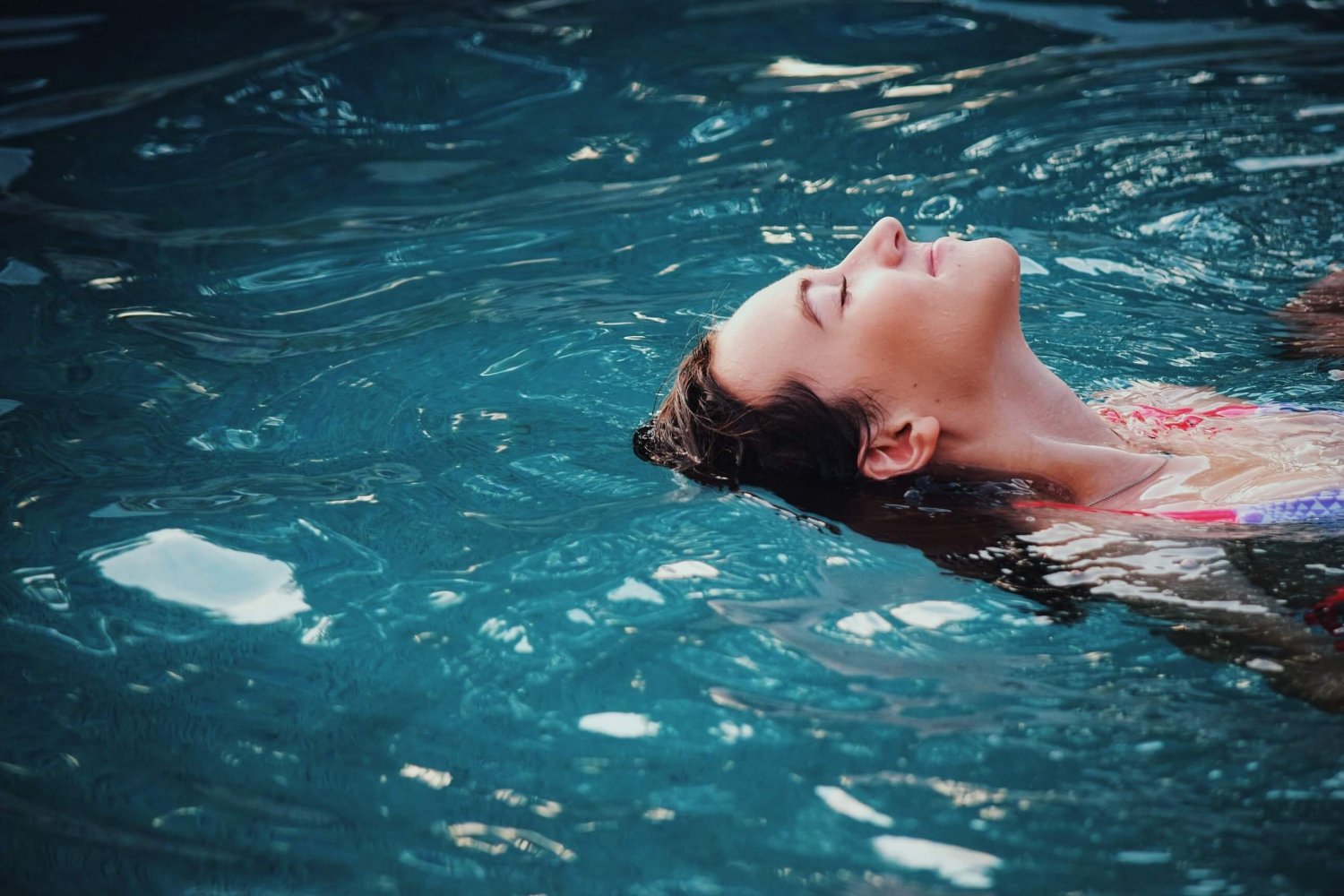 relaxing swim