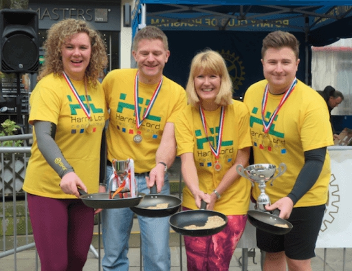 Charity Pancake Race