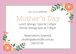 Mother's Day in Melbourne