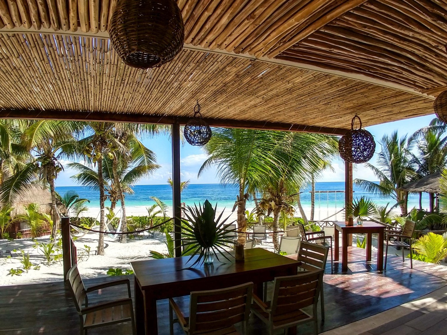 Hoteles en primera linea de playa en Tulum, Mexico
