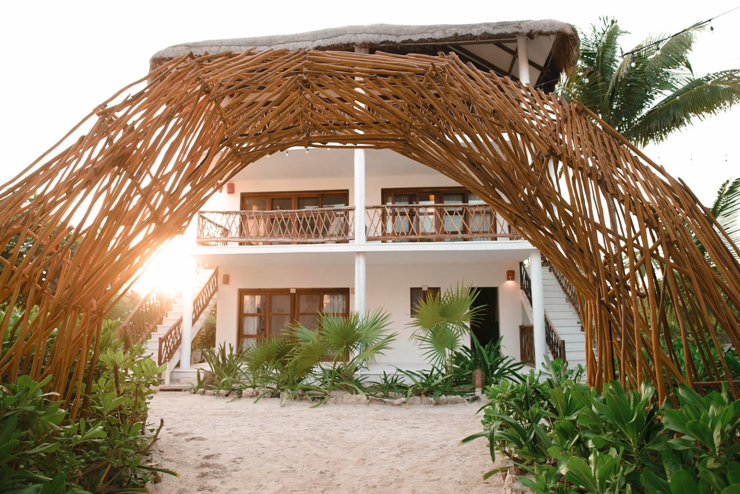 Unique beachfront hotels in Tulum, Mexico