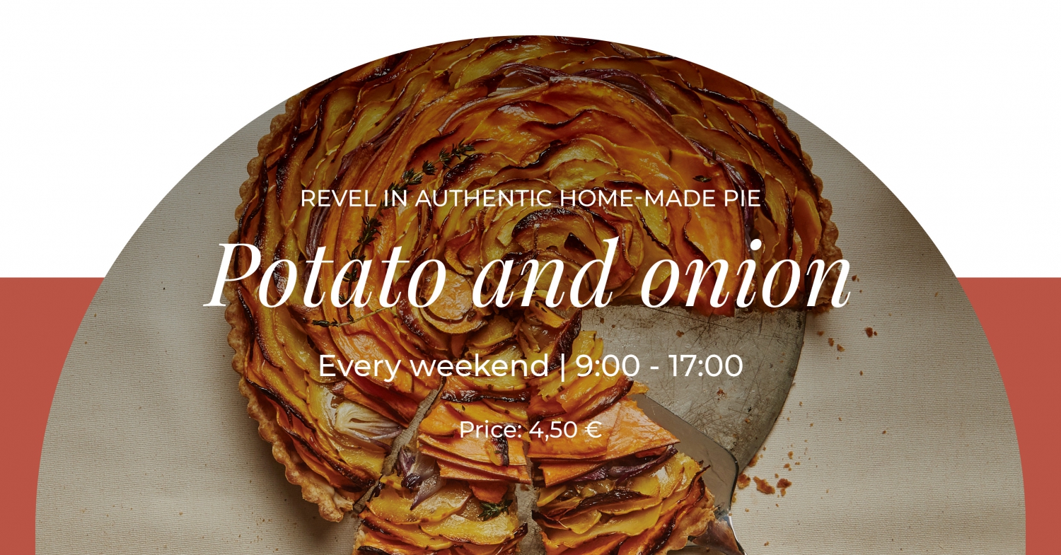Weekend Specials: Potato & Onion Pie at Gourmet Corner