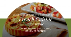 French Cuisine & Live Music at Gourmet Corner