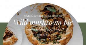 October Weekend Special by Gourmet Corner - Wild Mushroom Pie