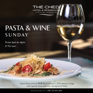 Pasta & Wine Sunday at The Spot