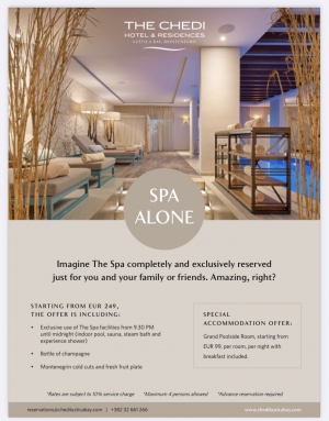 Special Offer at the Chedi Lustica Bay - Spa Alone
