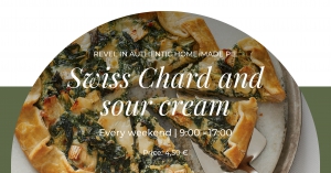 Weekend Offer: Swiss Chard and Sour Cream Pie at Regent Porto Montenegro