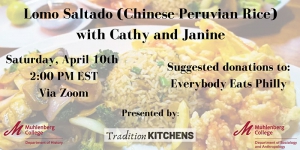 Lomo Saltado, arroz chino-peruano (chifa) con Cathy y Janine