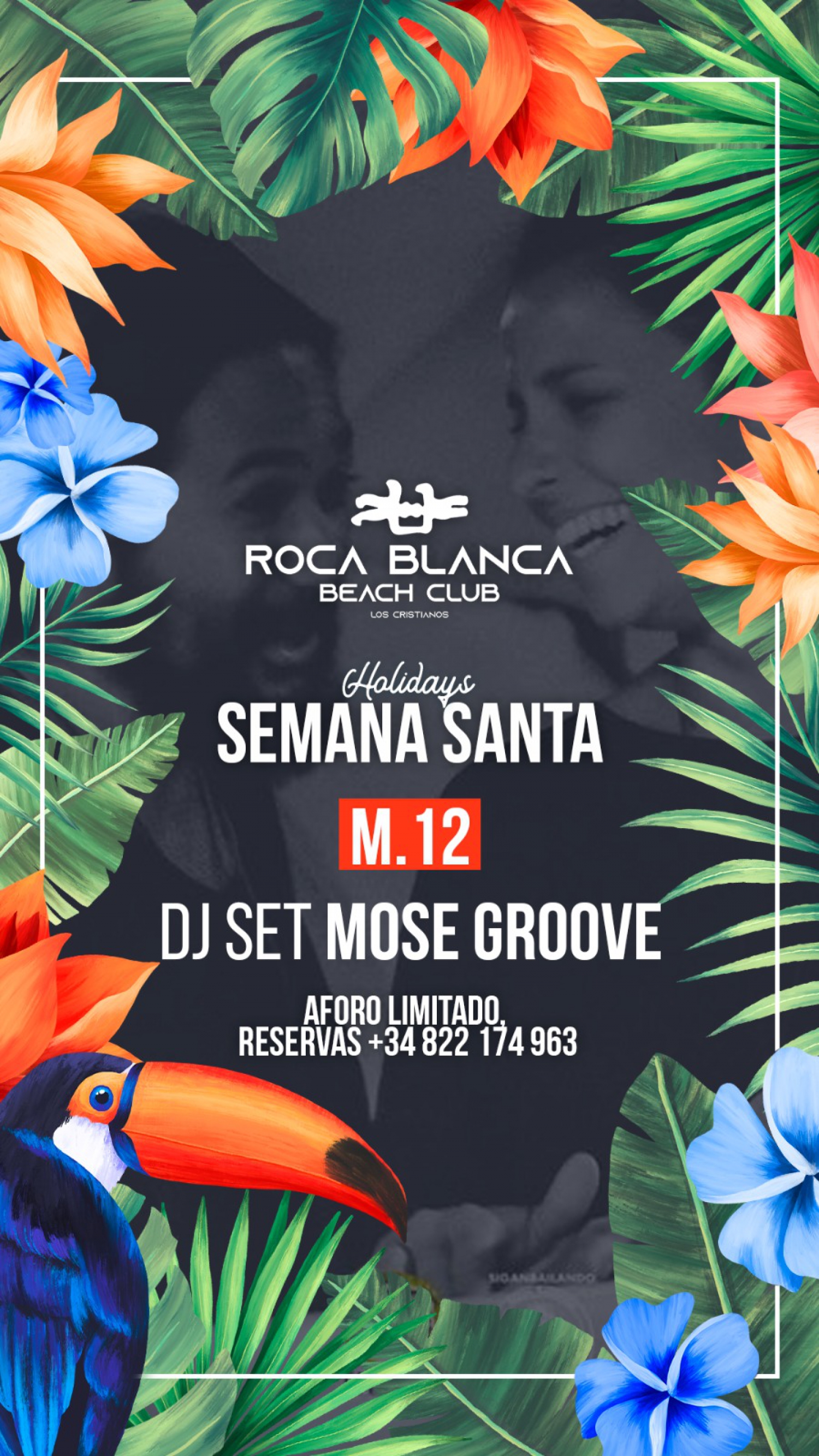 DJ set Mose Groove at Roca Blanca Beach Club