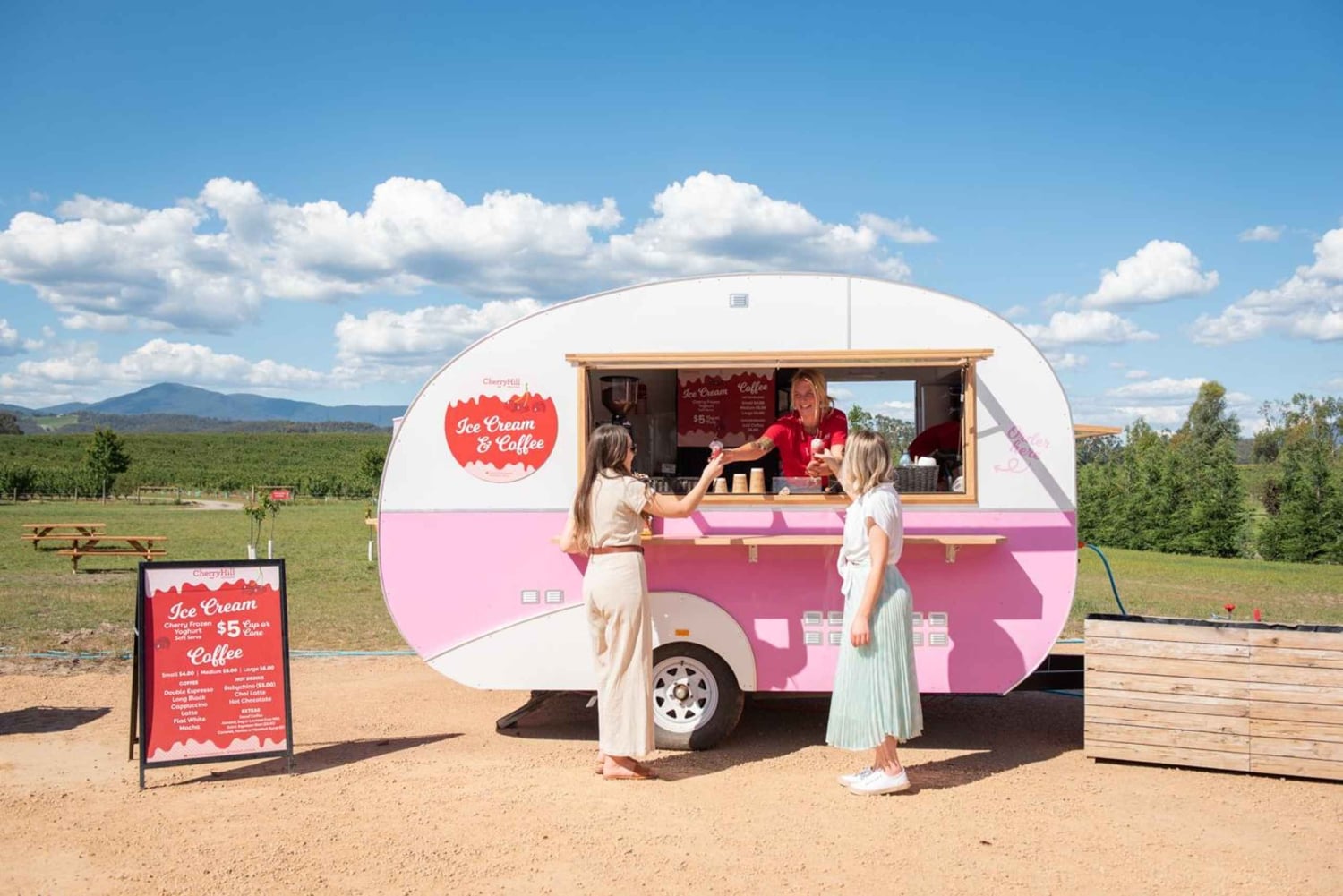 Сбор вишни в Вандин-Ист