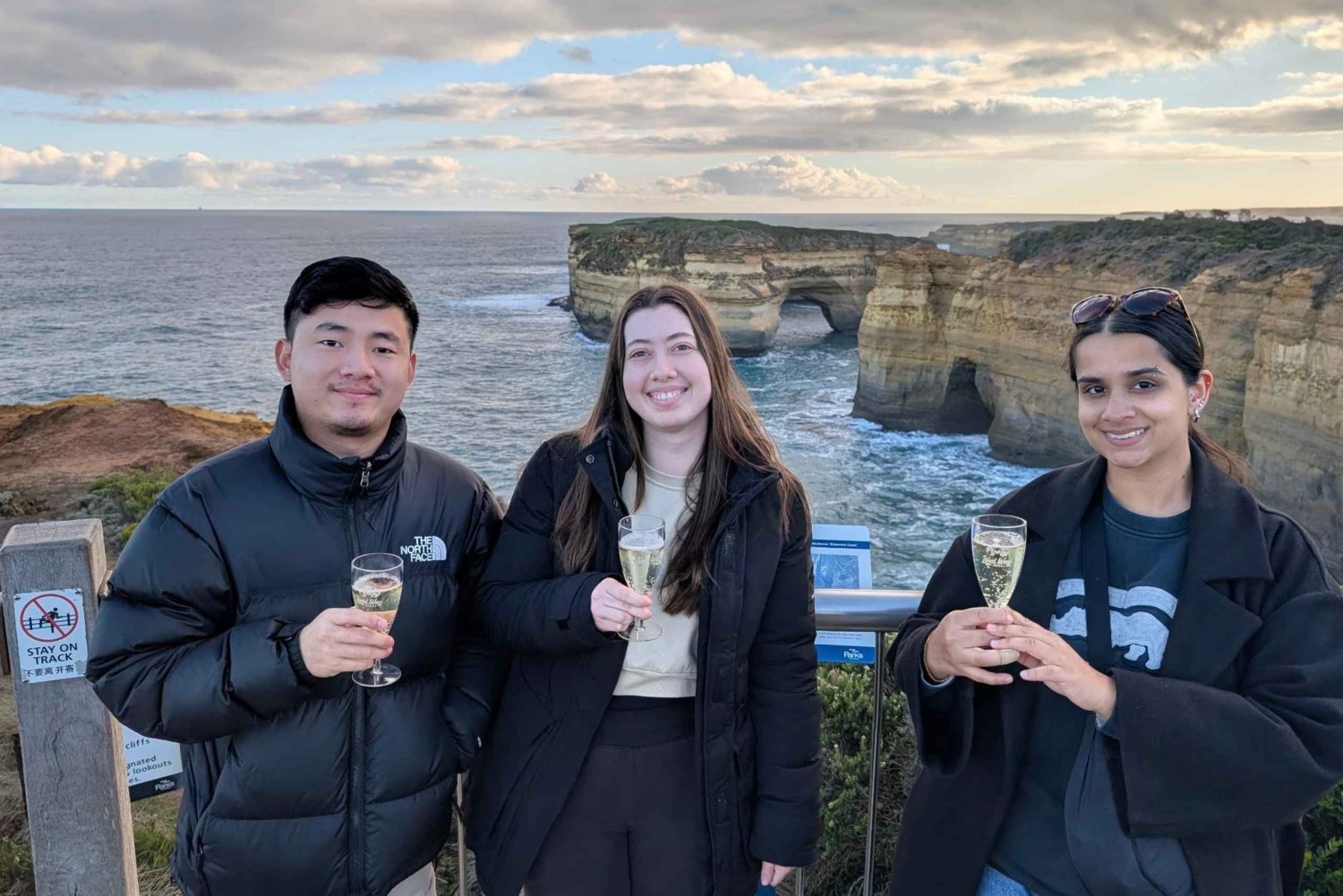 Melbournesta: Great Ocean Road, dingot, kuohuviini ja lounas